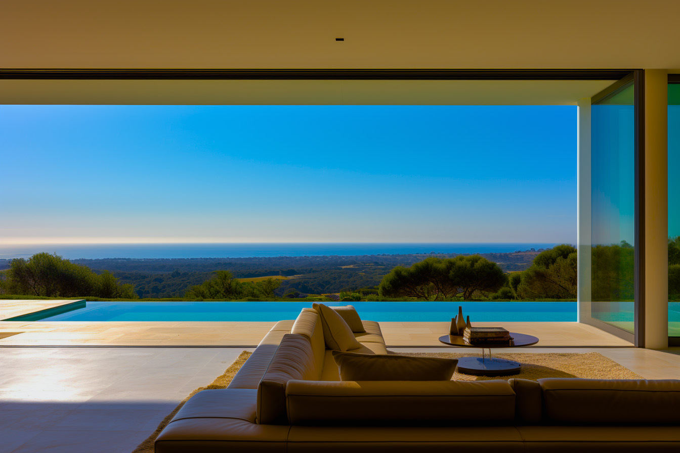 Modern villa exterior